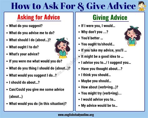 ask him for advice